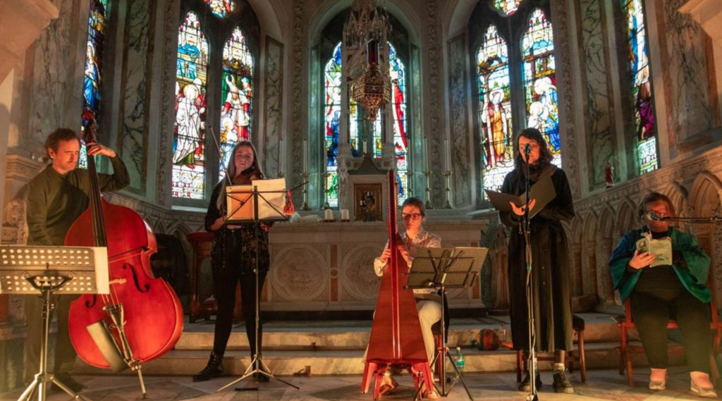 Immram is a setting, for chamber ensemble, reciter and singer, of the Immram suite of poems written by Nuala Ní Dhomhnaill